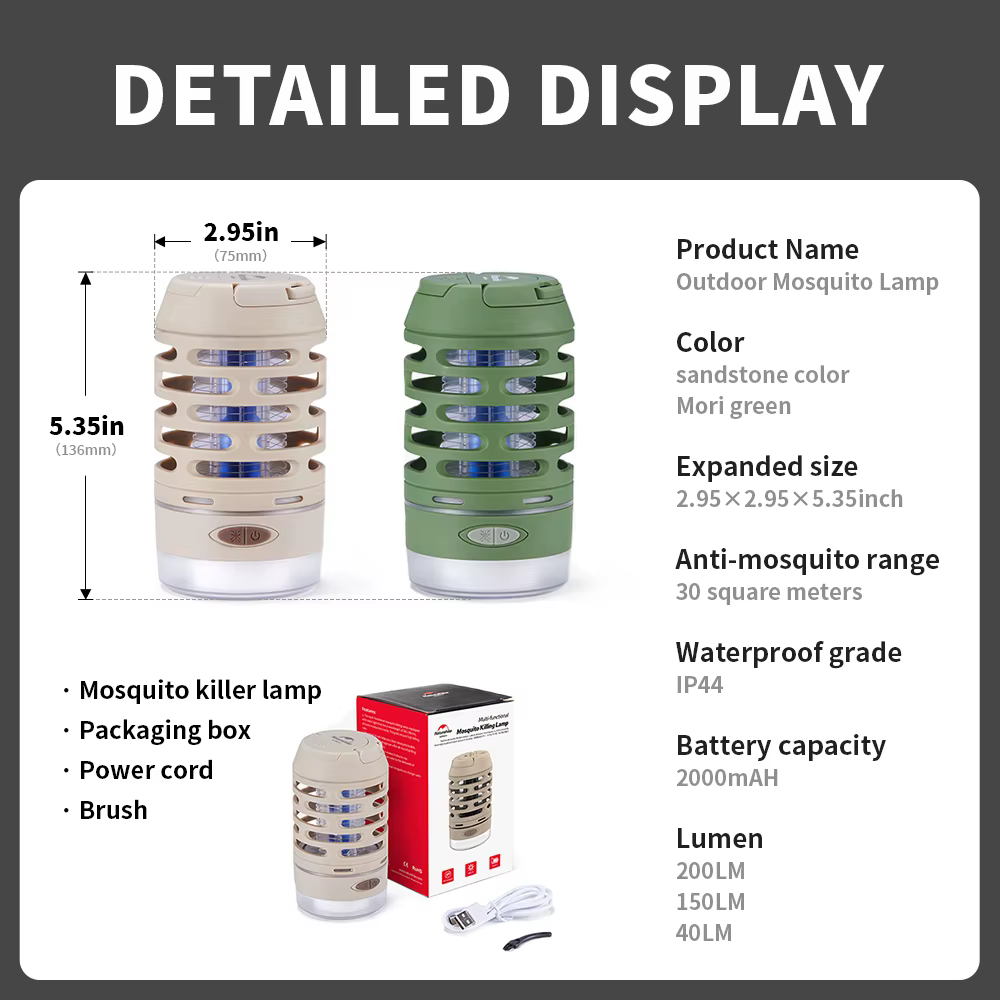 Natureifa-Lampe de camping multifonctionnelle