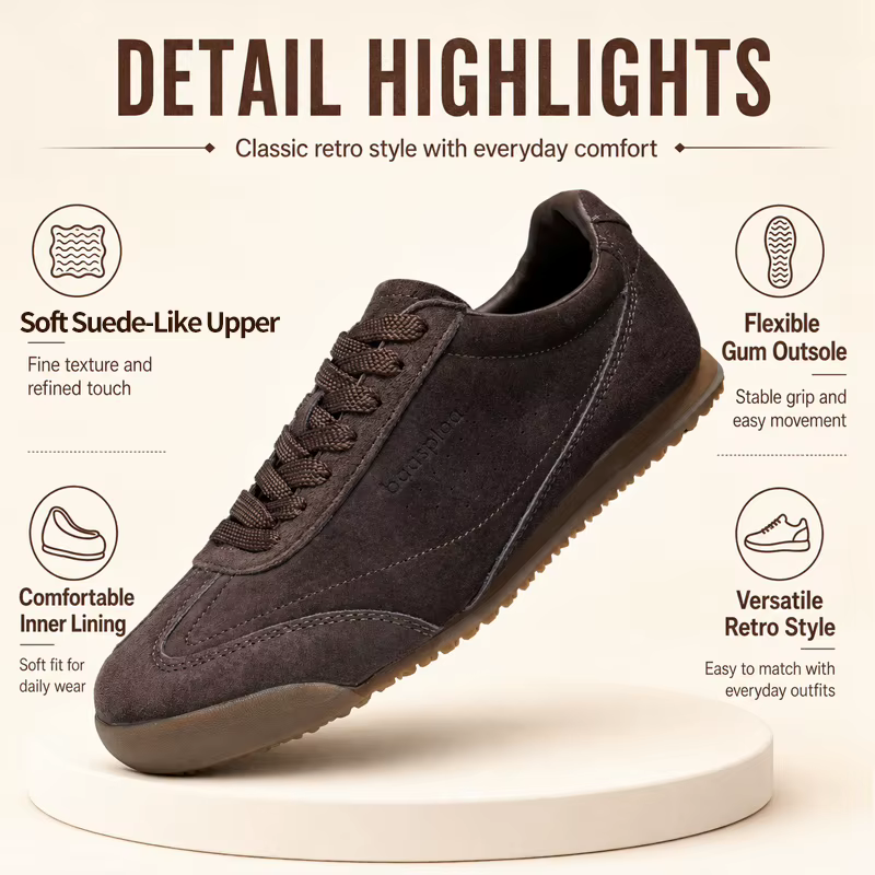 Baasploa – chaussures de marche en cuir pour femmes