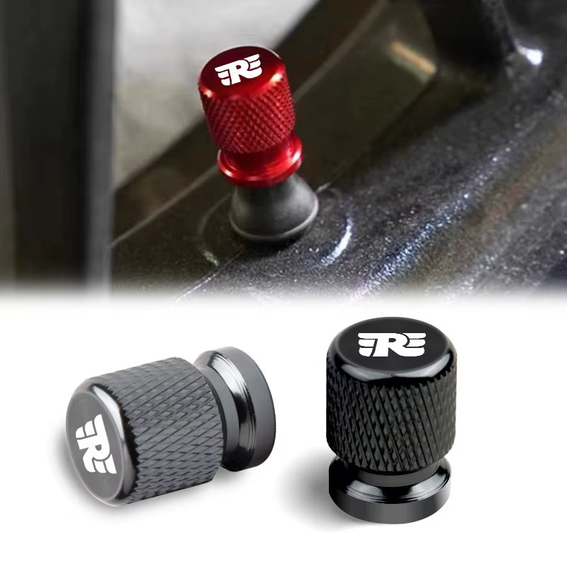 Bouchons de couvercle de tige de Valve de pneu en métal, accessoires de moto pour Royal Enfield Bullet Meteor Classic 350 500, 2 pièces