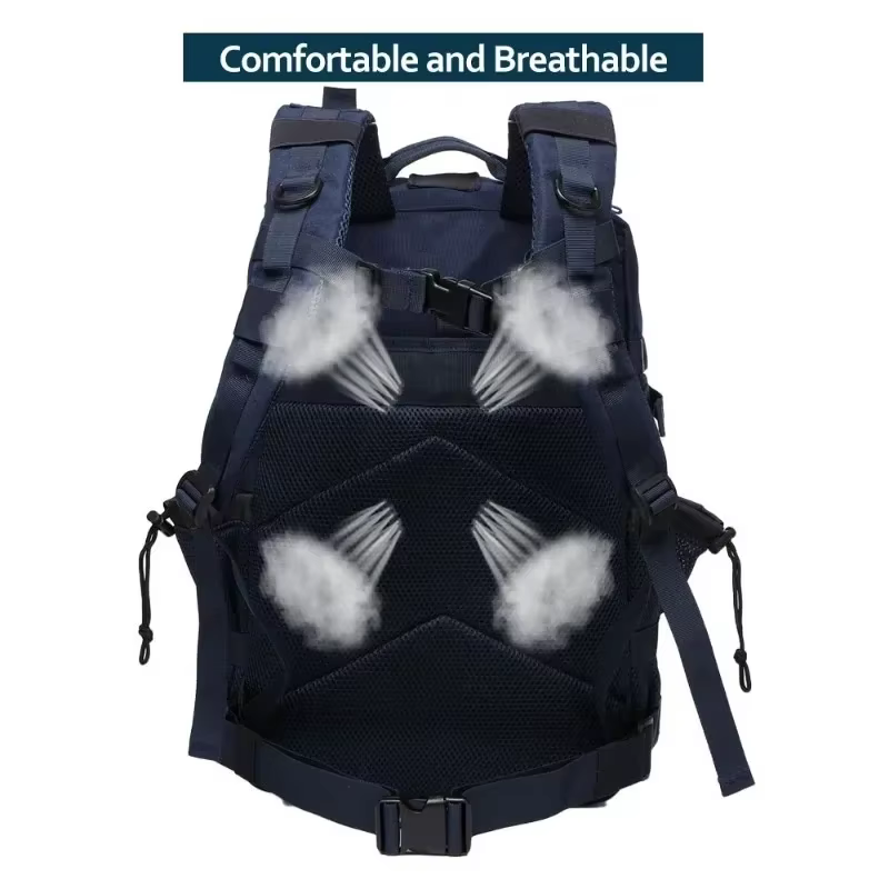 25L/50L sac à dos tactique sac chasse MOLLE sac à dos GYM pour hommes randonnée en plein air voyage sac à dos sorcière 2 porte-bouteilles