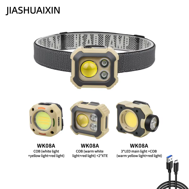 Lampe frontale avec lumière forte