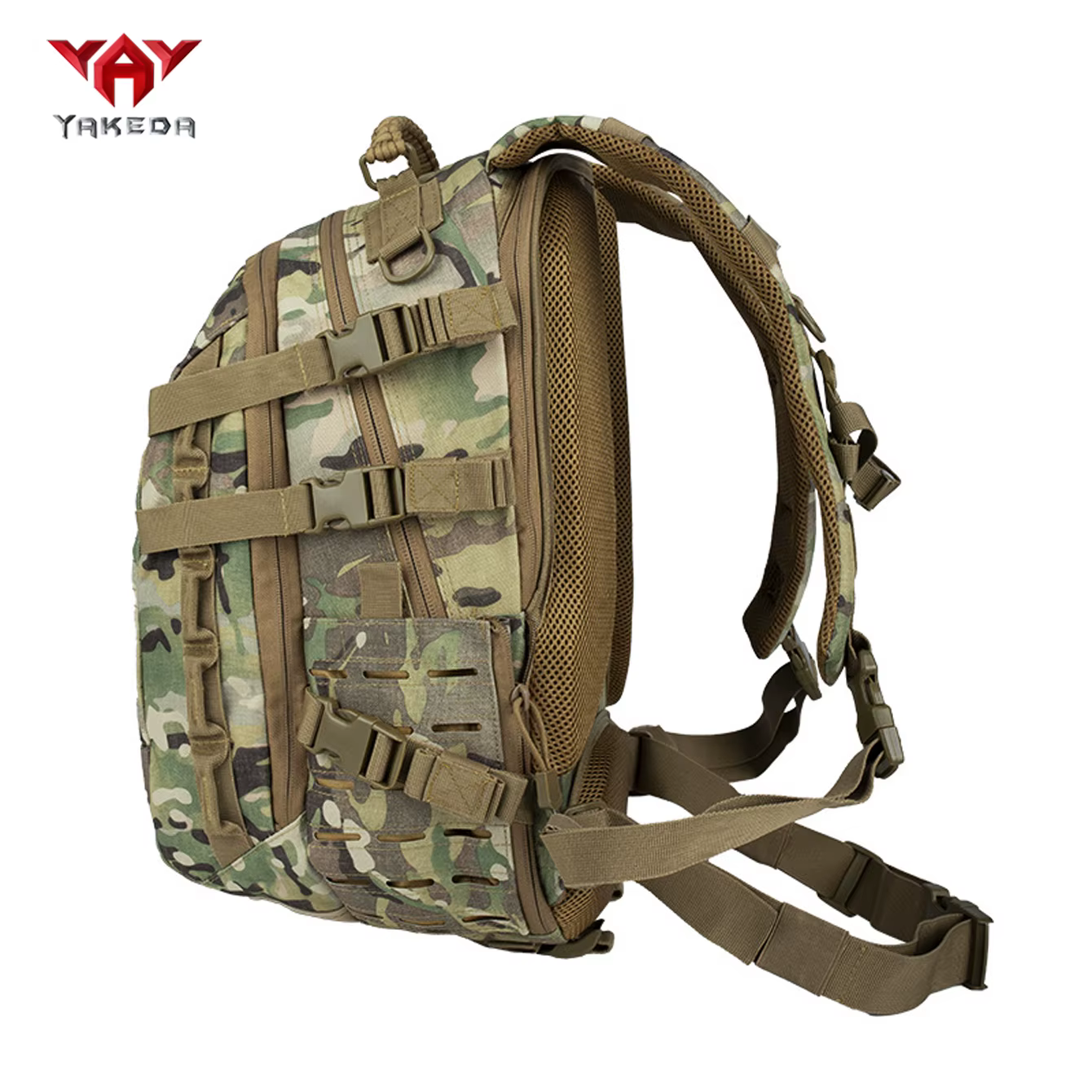 YAKEDA sac à dos extérieur grande capacité avec sangle de taille et de poitrine