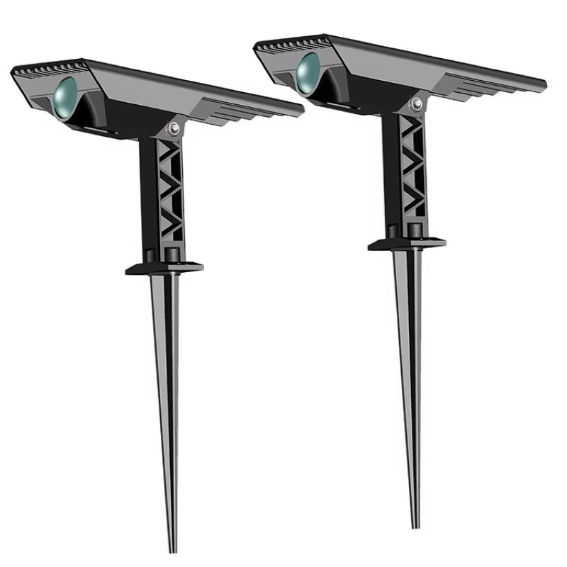 Lampe solaire d'extérieur pour la décoration de paysages et de cours, angle réglable, focale variable, petite lampe spot.