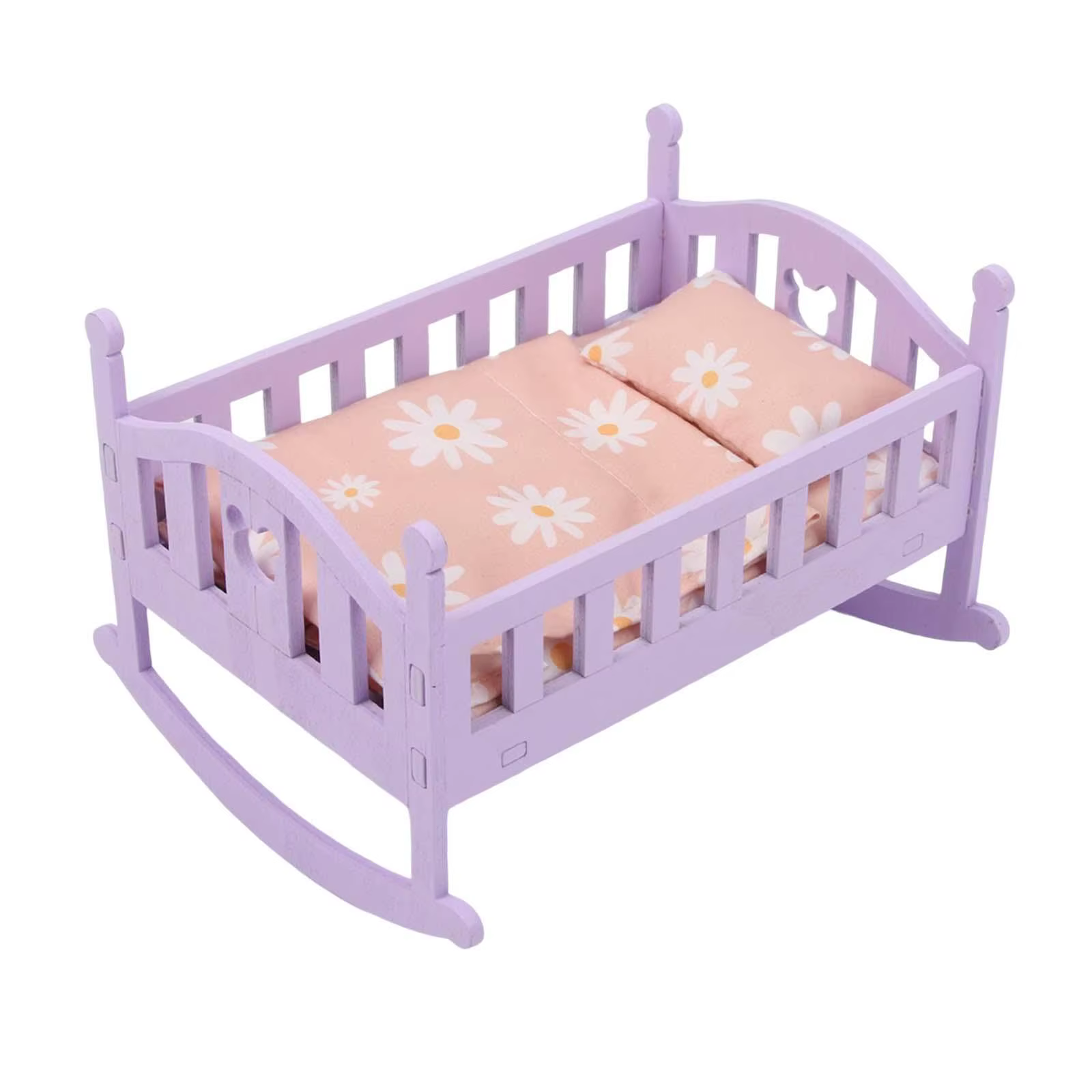 Ensemble de meubles de lit pour bébé avec parure de lit, accessoire de décoration, beurre 1/12