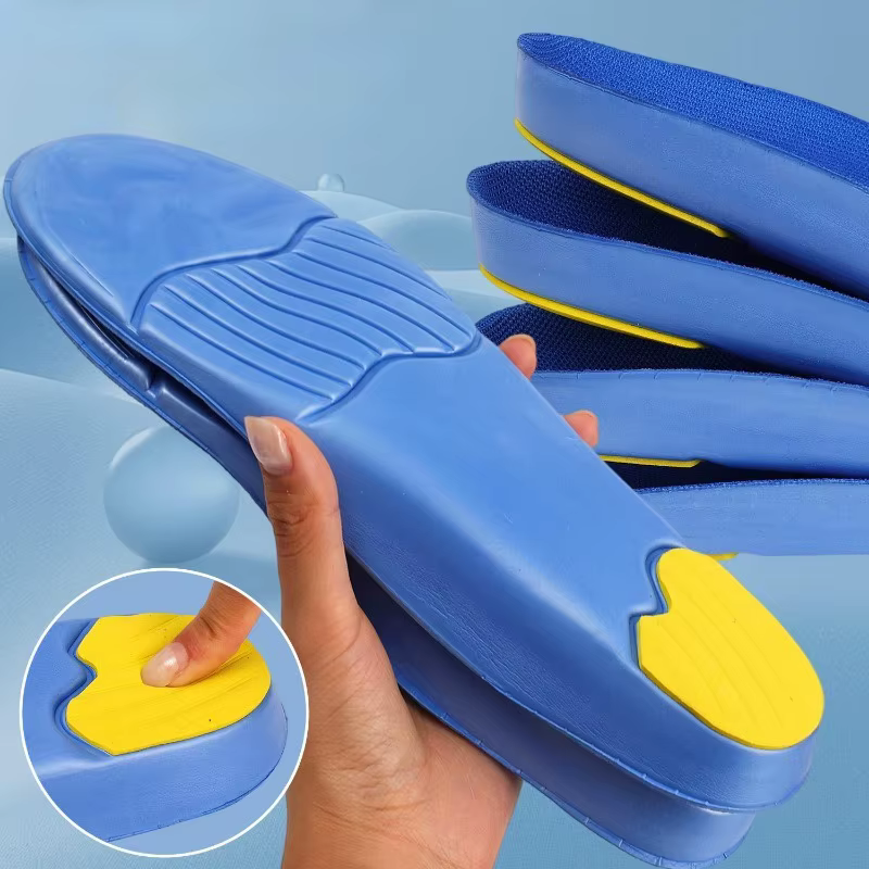 Semelles orthopédiques pour pieds plats pour adultes, semelles à soutien de la voûte plantaire élevée, fasciite plantaire, confortables, douces, anti-odeurs, coussinets de semelle pour la course à pie