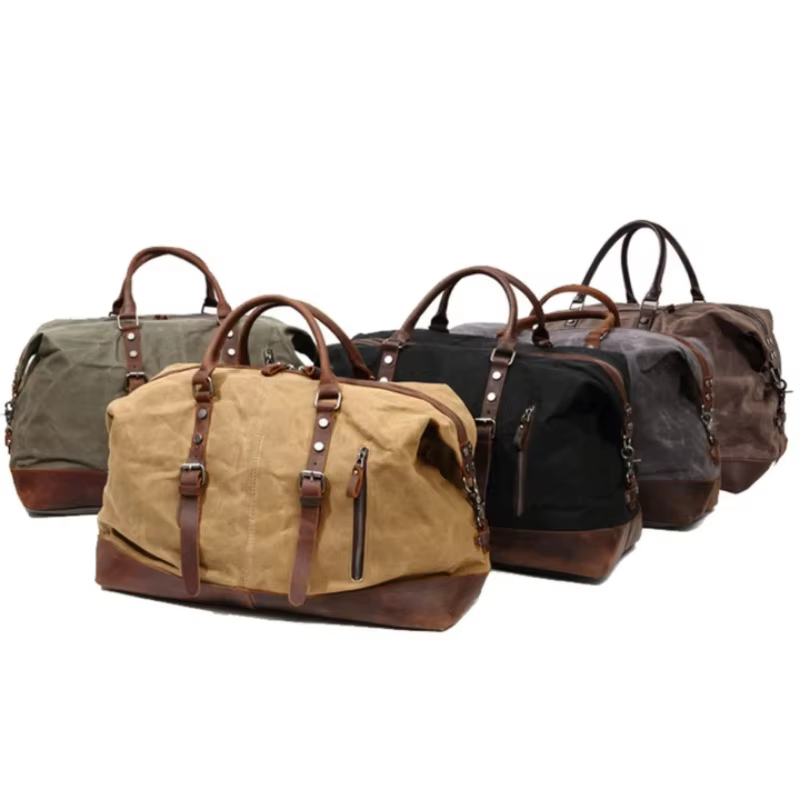 Sac de voyage en toile cirée