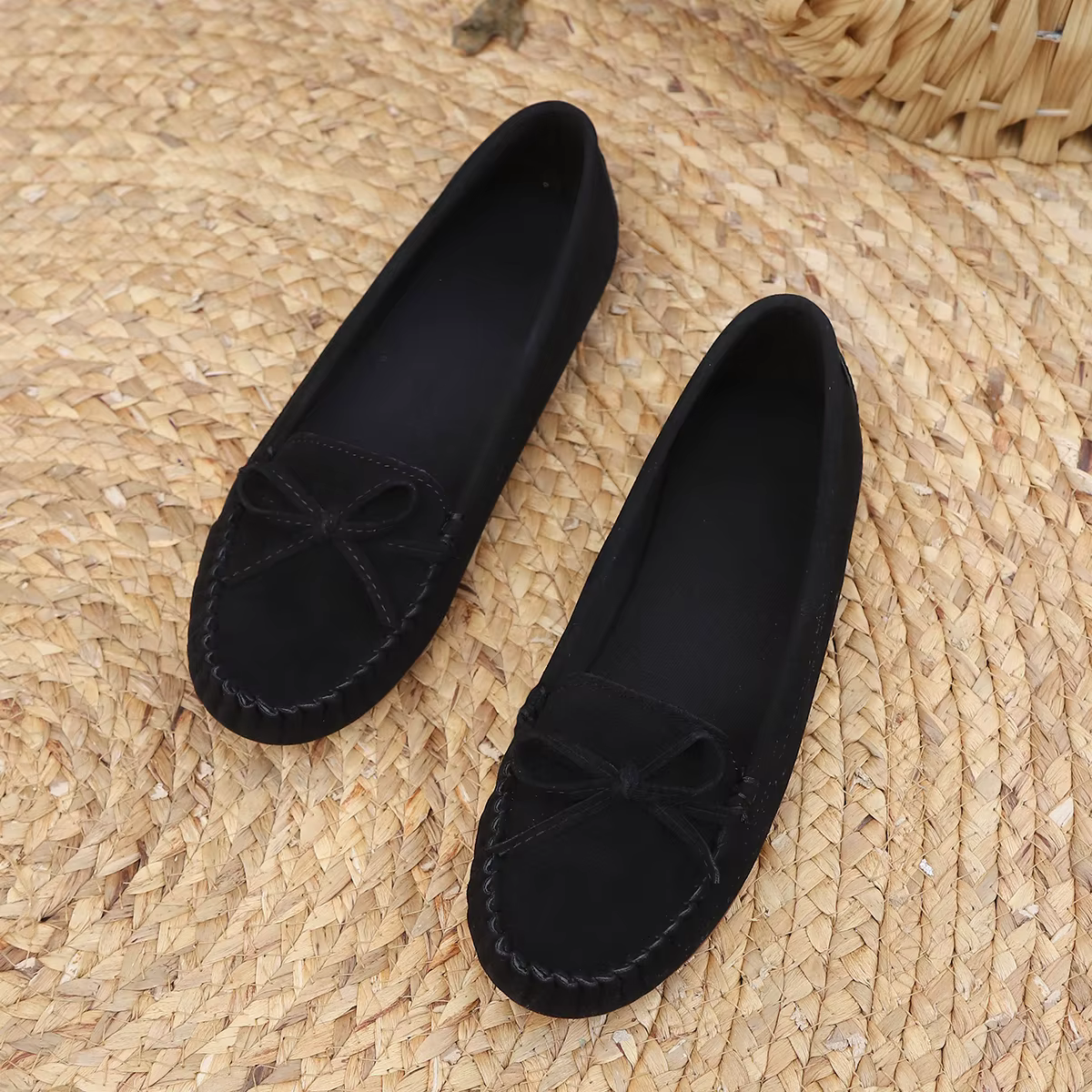 Printemps et automne élégant bout rond Sexy talon bas chaussures décontractées à la mode meilleure vente nouvelles
