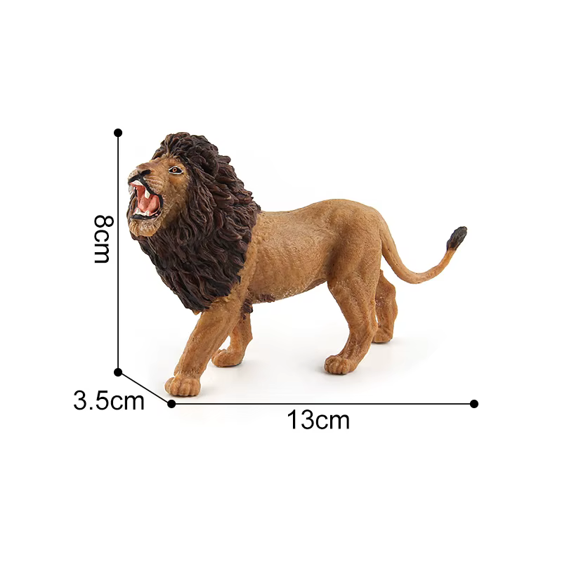 Modèle de lion simulé réaliste