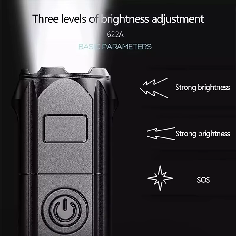 Lampe de poche LED puissante