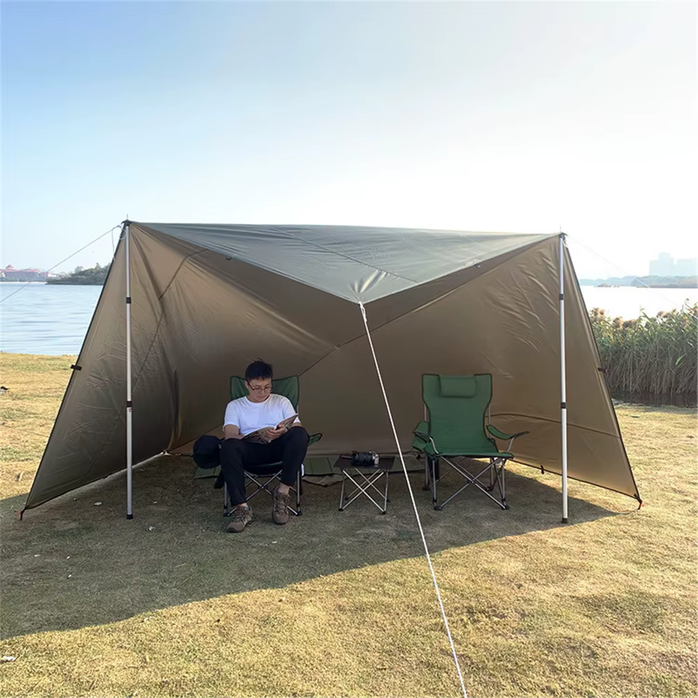 Tente de survie imperméable à 19 points de suspension