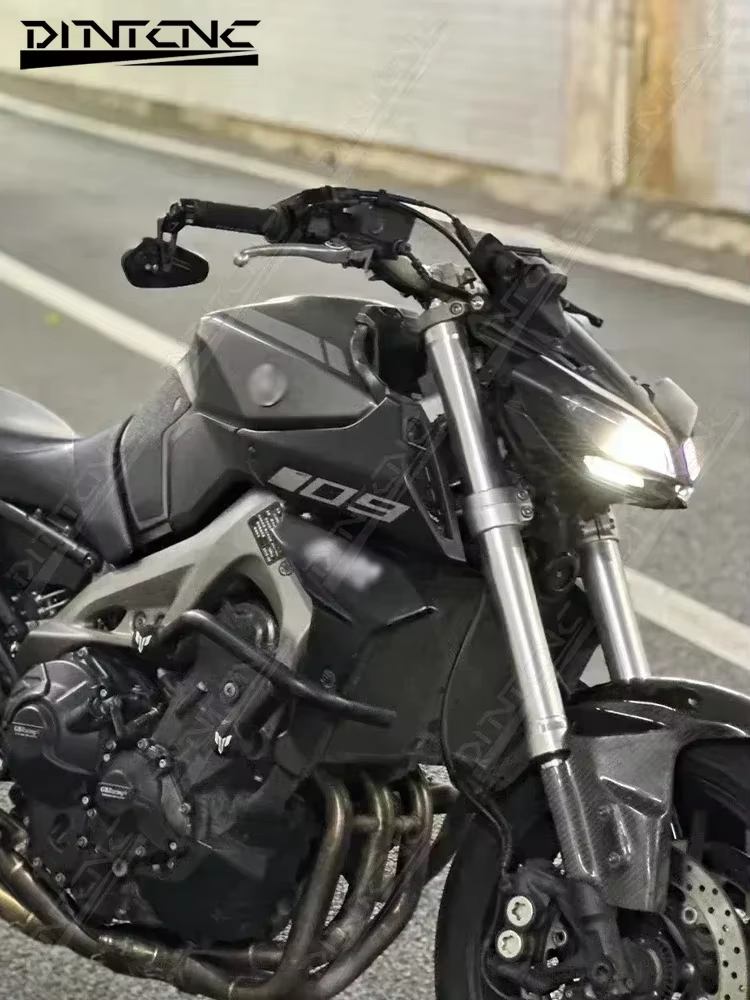 Rétroviseurs latéraux rotatifs pour guidon de moto Yamaha MT-07, MT-09, MT10, XSR700, XSR900, FZ07 (2014-2020) - Accessoires moto
