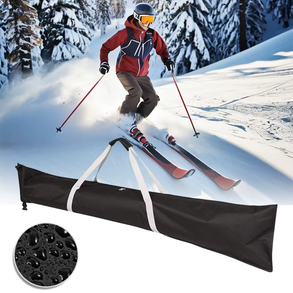 Sac de snowboard imperméable et durable, réglable, en polyester 420D, sac de ski protecteur, organisateur portable pour le ski et les voyages