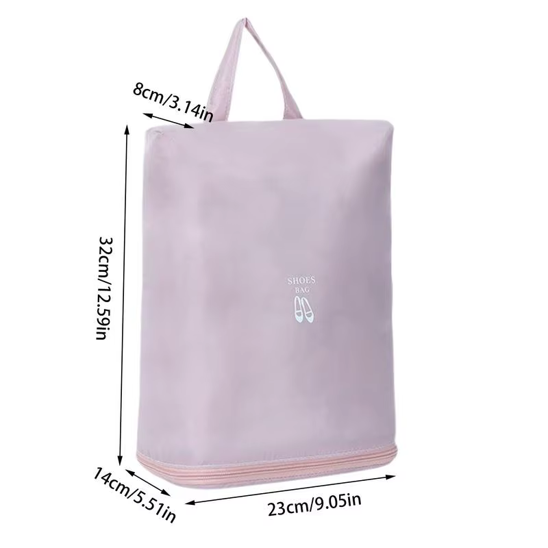 Sacs à chaussures pour voyage, pochettes à chaussures pliables et imperméables, organisateur, pochette légère en tissu Oxford avec grande capacité pour voyager