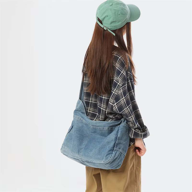 Sac à bandoulière en Denim Simple pour femmes