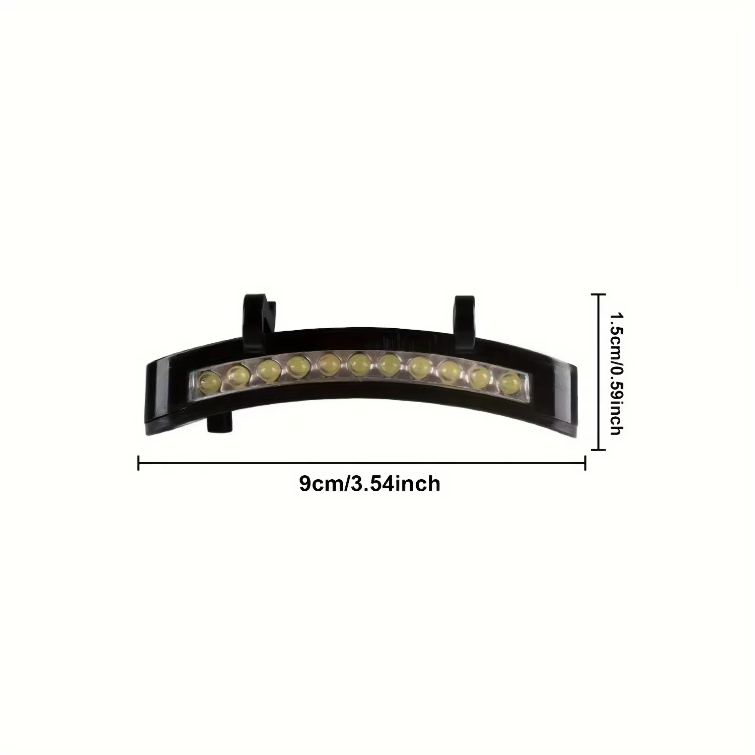 Lampe frontale LED très brillante à Clip sur chapeau