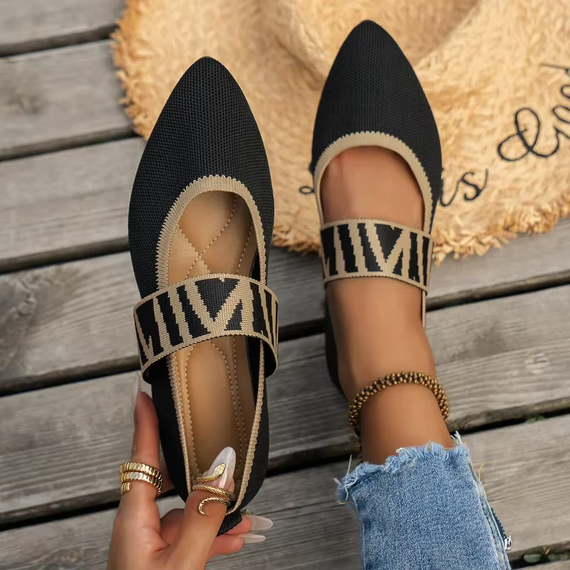 Ballerines décontractées pour femmes, chaussures à talons bas, pieds nus, baskets élégantes pour femmes, mocassins confortables, Parker pointu, Socofy, nouveau