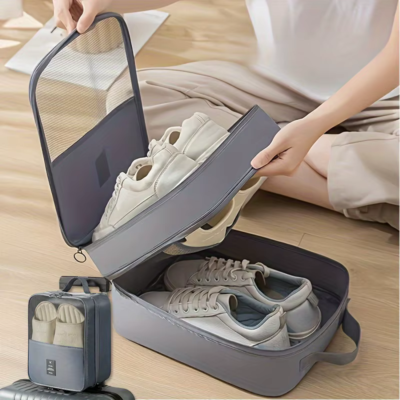 Le sac à chaussures de voyage peut contenir 3 paires de chaussures