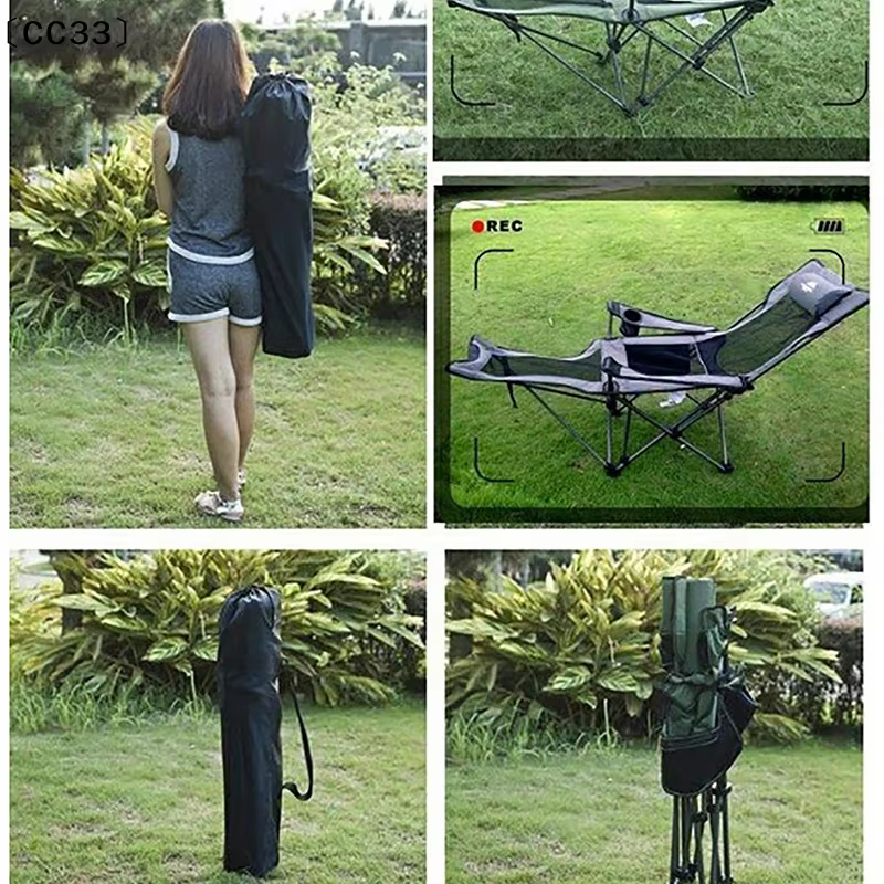 〔CC33〕Sacs de rangement pour chaises de camping, sac de rangement à fond rond avec cordon de serrage, housse portable et durable, sac pliable pour pique-nique (seul le sac, pas la chaise)