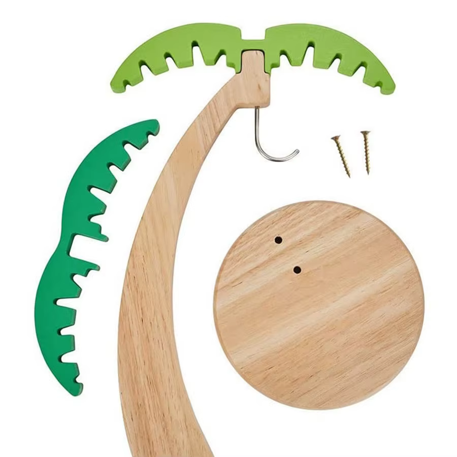 Support de banane en bois suspendu