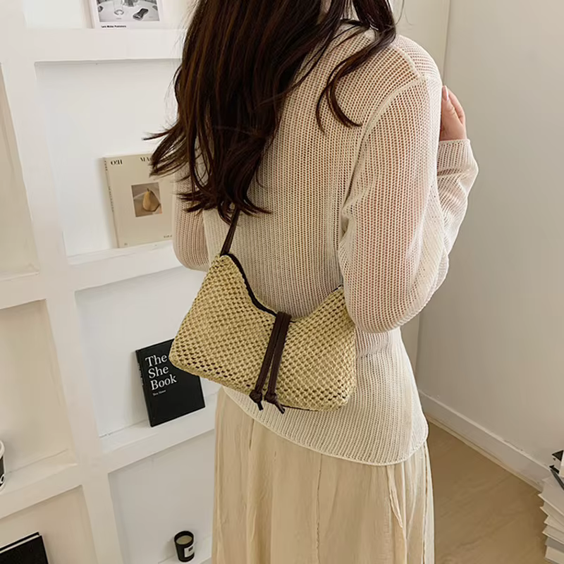 Sac fourre-tout tissé fait main au crochet
