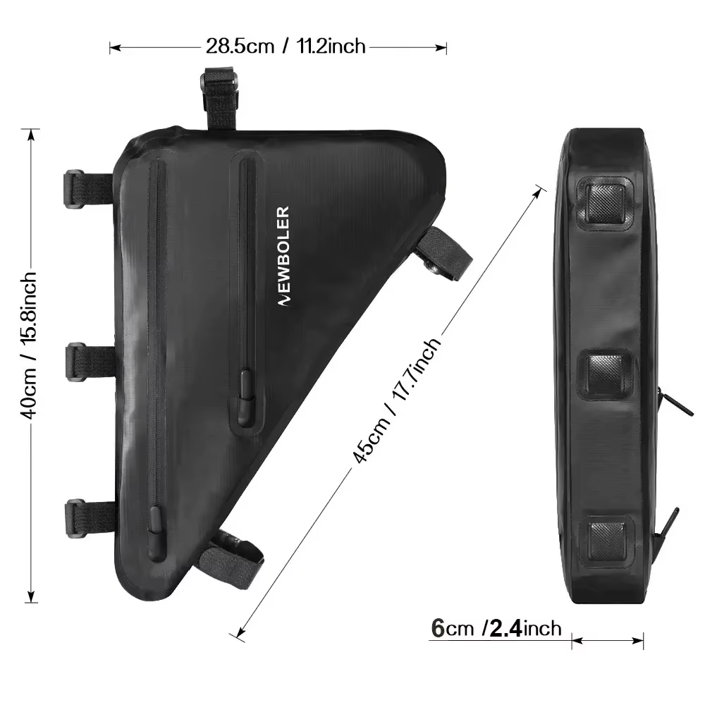 NEWBOLER sac de vélo étanche à la pluie grande capacité vtt