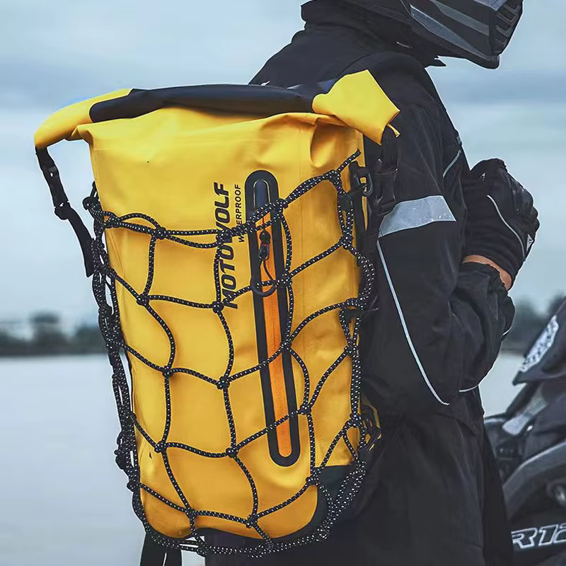 Sac à dos étanche multifonction pour casque de moto