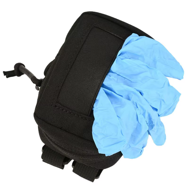 Pochette à gants jetable en Nylon, ceinture de service, pochette pour gants, sac EMT, pochette pour accessoires Molle, sac de chasse tactique, accessoires