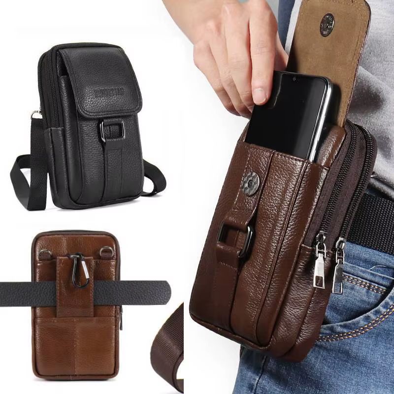 Sac de ceinture pour téléphone portable pour homme