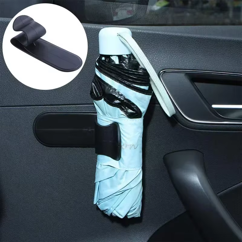 Support d'installation portable et pratique, attaches, crochets, accessoires de voiture, support de rangement multifonctionnel pour parapluie de voiture