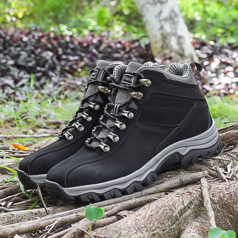 HIKEUP bottes de neige en daim