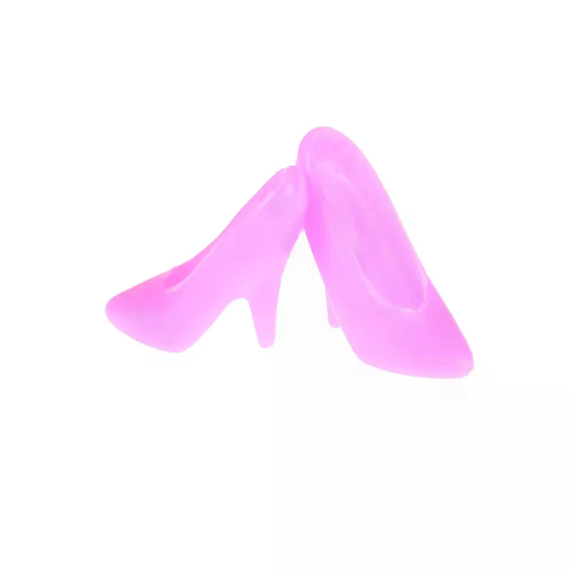 Chaussures de poupée, robe de fête, accessoires pour poupées, mélange de couleurs, style commun, 10 paires