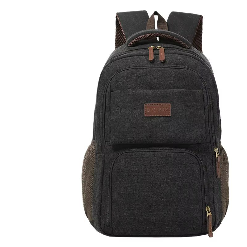 Sac à dos pour hommes à la mode sac à dos en toile décontracté haut de gamme pour femmes sac à dos pour ordinateur portable de grande capacité cartable Simple et Durable