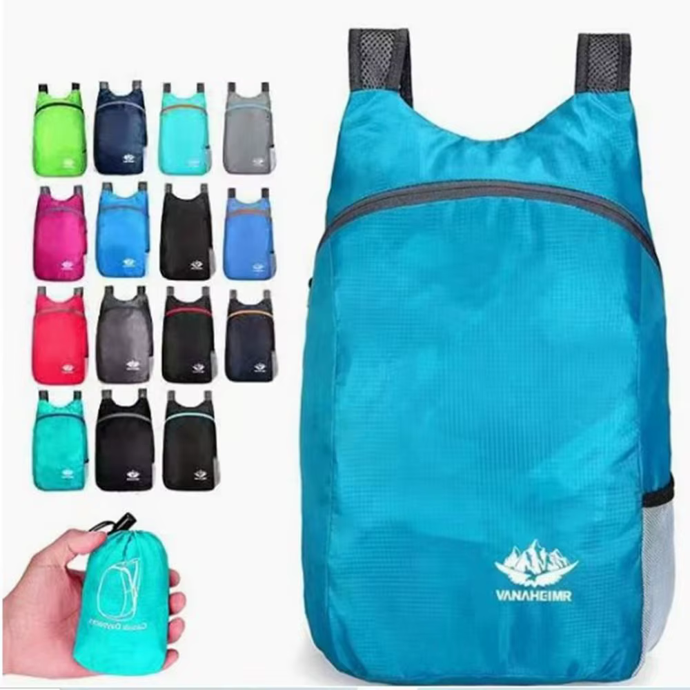 Sac à dos pliable ultra-léger et imperméable pour l'extérieur