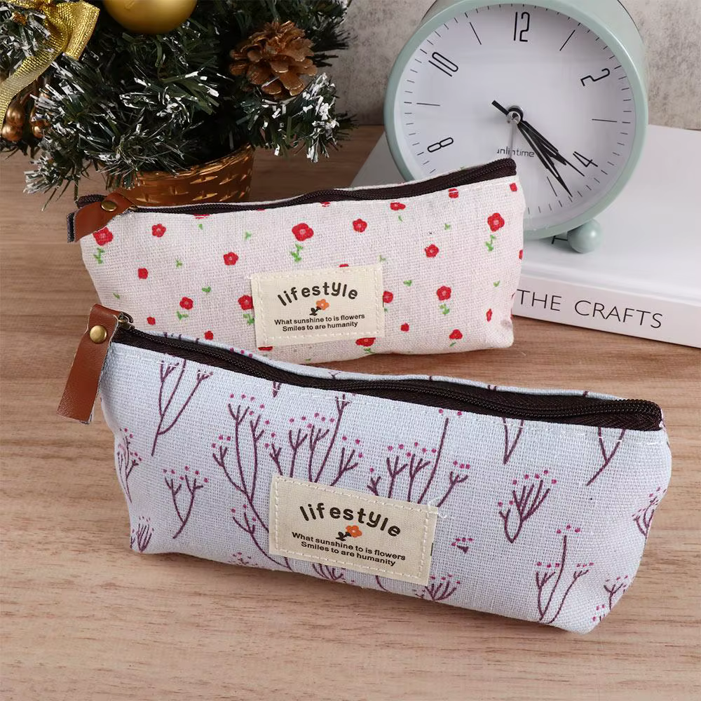 Trousse de maquillage en tissu pour filles