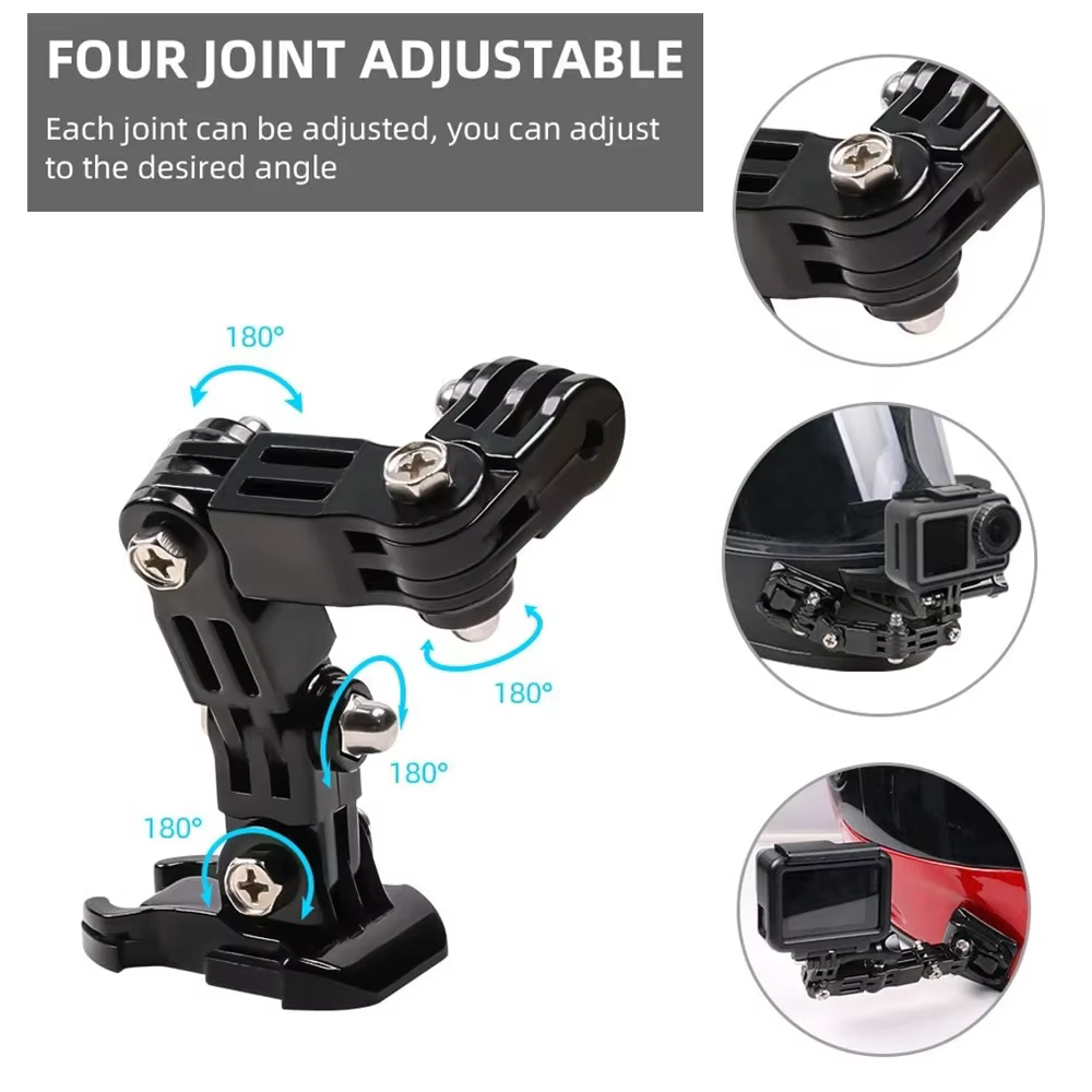 Go Pro – support de menton pour casque de moto