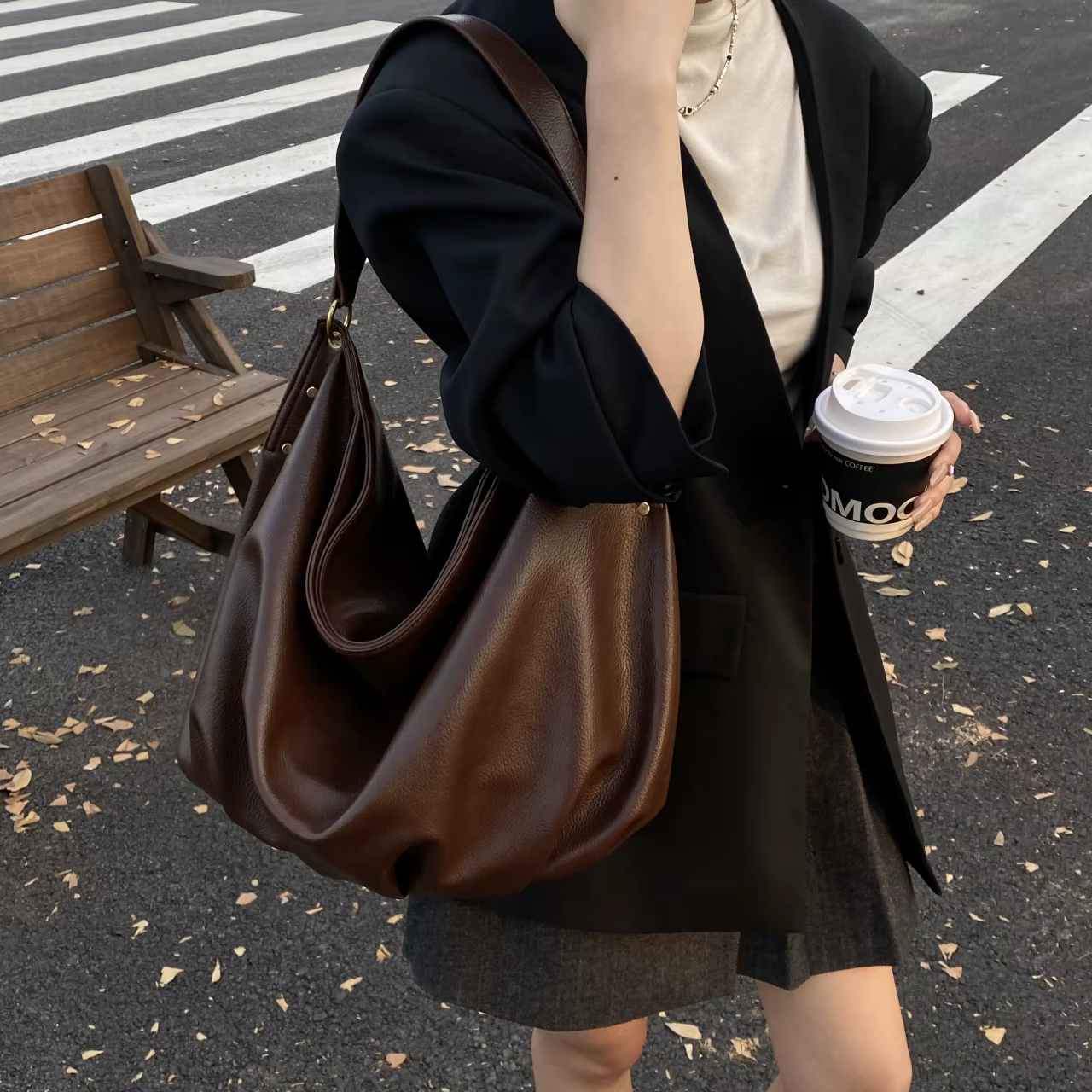 2025 nouveau sac de trajet en cuir Pu sacs à main Hobo marques célèbres sac à bandoulière pour femmes décontracté grand fourre-tout Vintage dames sacs à bandoulière