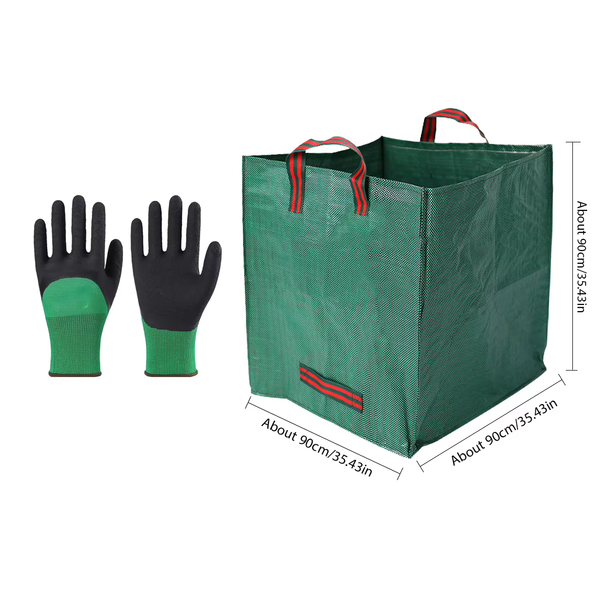 Poubelle de compostage pliable d'extérieur