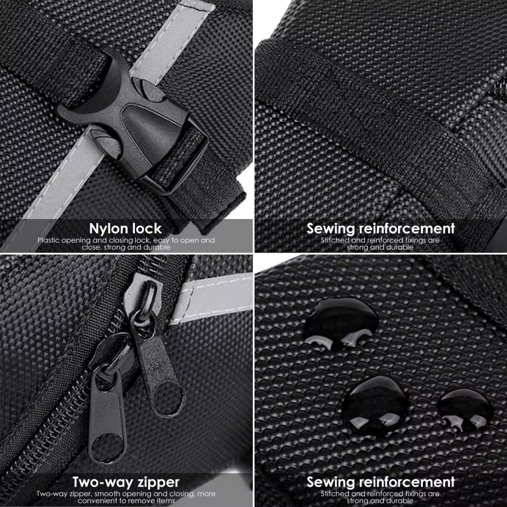 Sacoche universelle pour selle de vélo, sacoche arrière étanche pour vélo, sacoche arrière pour VTT, accessoires de vélo pour l'extérieur