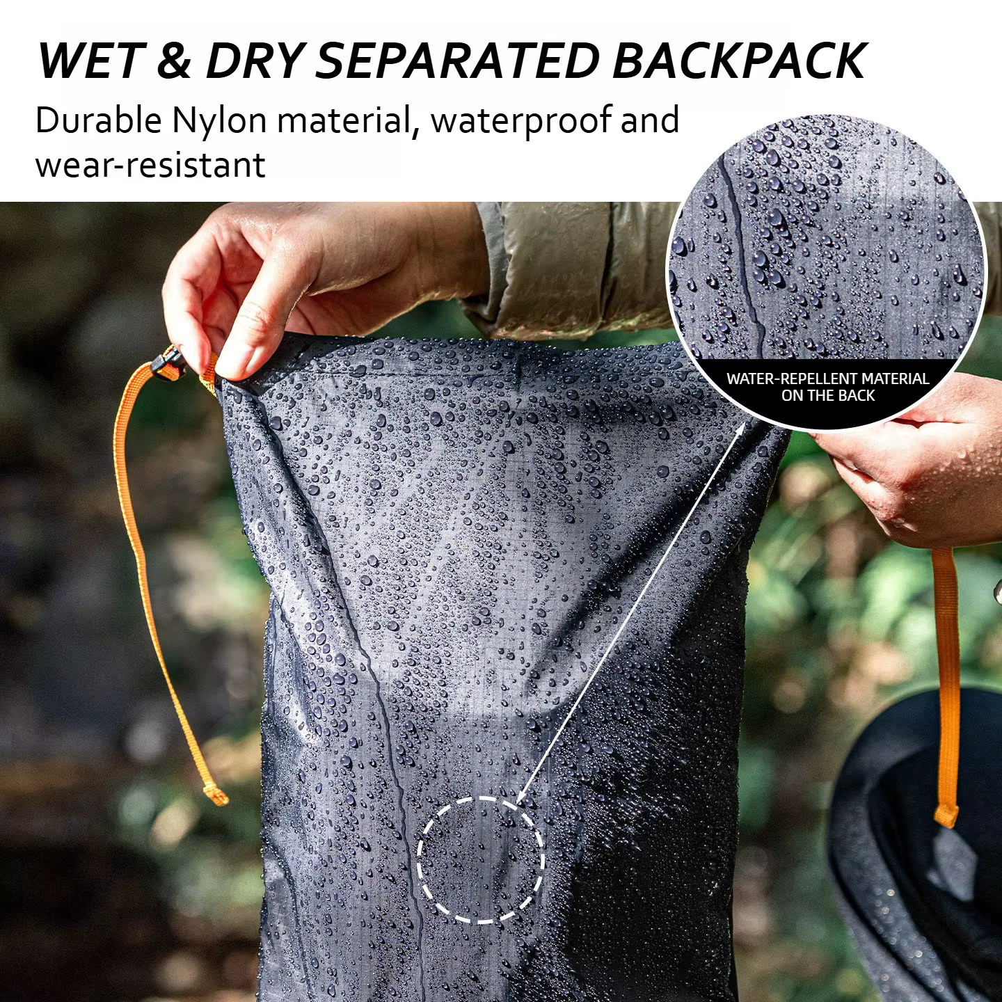 Sac Tactique Molle Imperméable Accessoires Sac d'Extension Randonnée Camping Alpinisme Sac Multifonctionnel Pack d'Accessoires