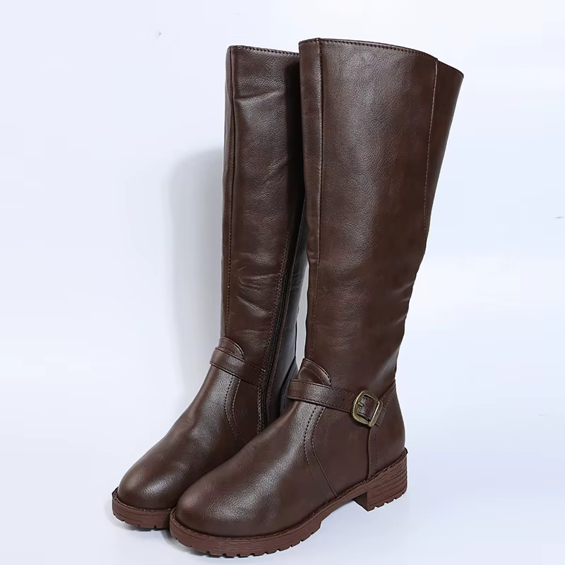 Femmes genou bottes hautes plate-forme