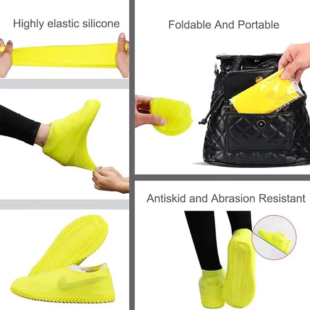 Surchaussures de pluie en caoutchouc pour usage extérieur
