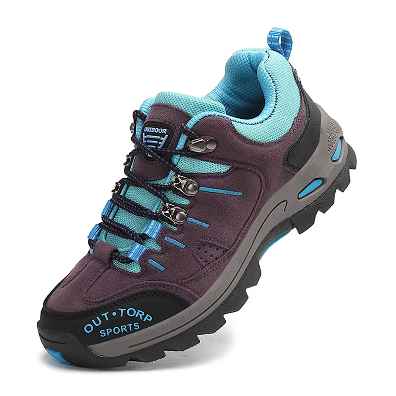 Chaussures de randonnée professionnelles en daim et cuir pour femmes