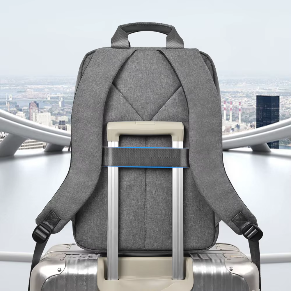 WIWU-Sac à dos pour ordinateur portable pour femme et homme, sacoche d'école de grande capacité pour MacPleAir 15, étanche