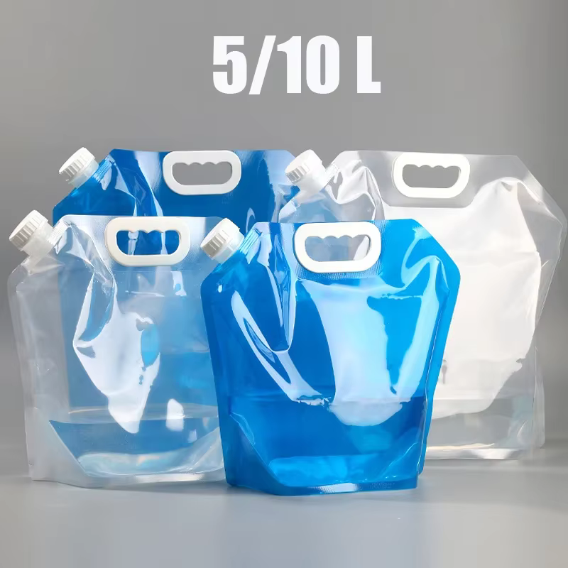 5/10L Camping sac à eau Portable pliant seau d'eau grand récipient