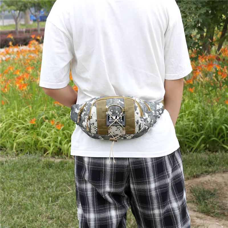 Sac banane d'alpinisme de Camouflage pour hommes et femmes