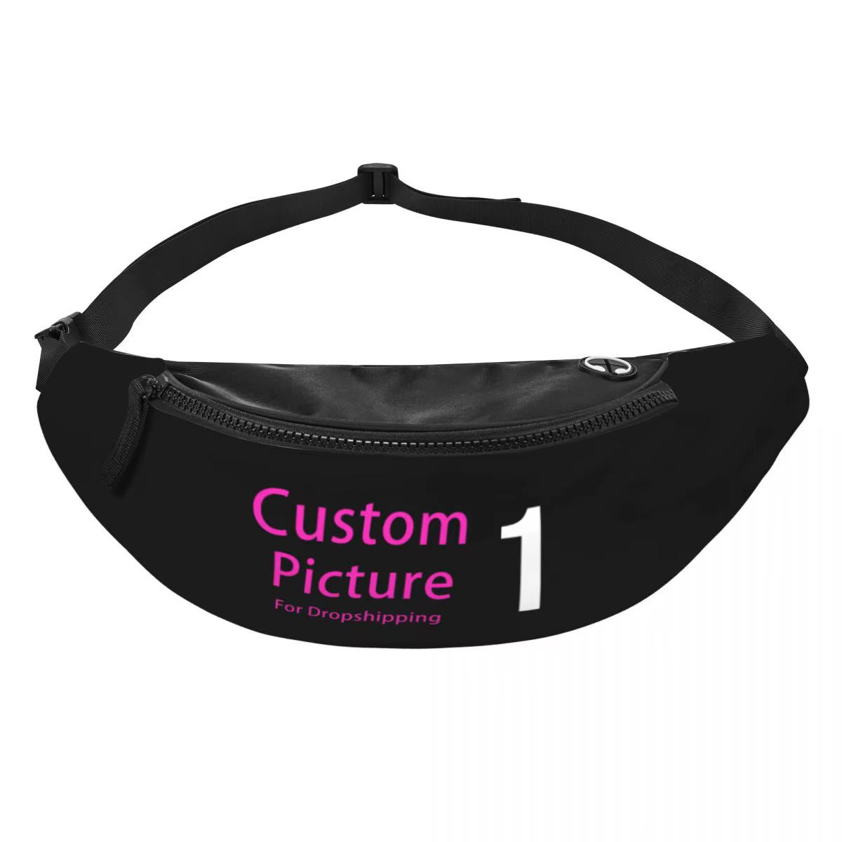 Personnalisez votre Photo Logo Fanny Pack pour cyclisme Camping hommes femmes personnalisé bricolage impression bandoulière taille sac téléphone argent pochette