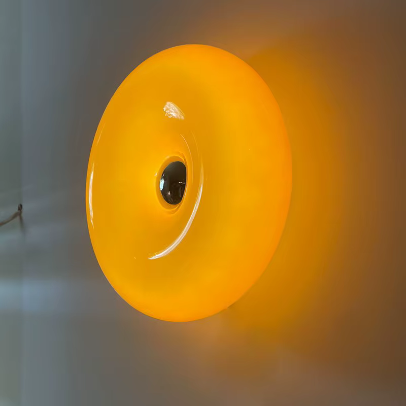 Applique Murale LED en Verre au Design Nordique