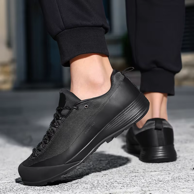 Chaussures de sport durables et légères pour hommes, chaussures de randonnée en plein air, quatre saisons, coupe basse, à lacets, pour voyage en plein air, imperméables, Anti