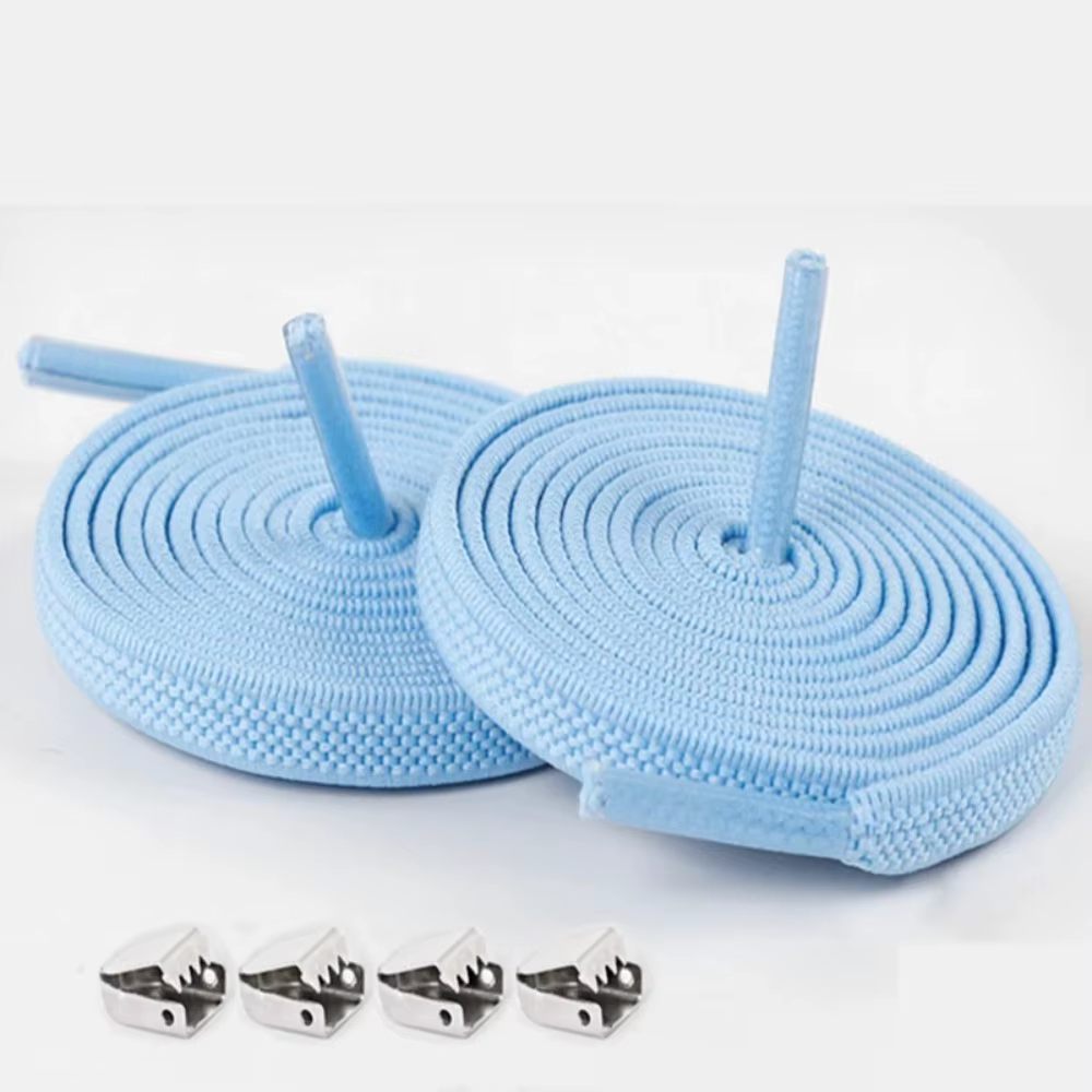 1 paire de lacets élastiques sans nœud pour baskets de loisirs en extérieur