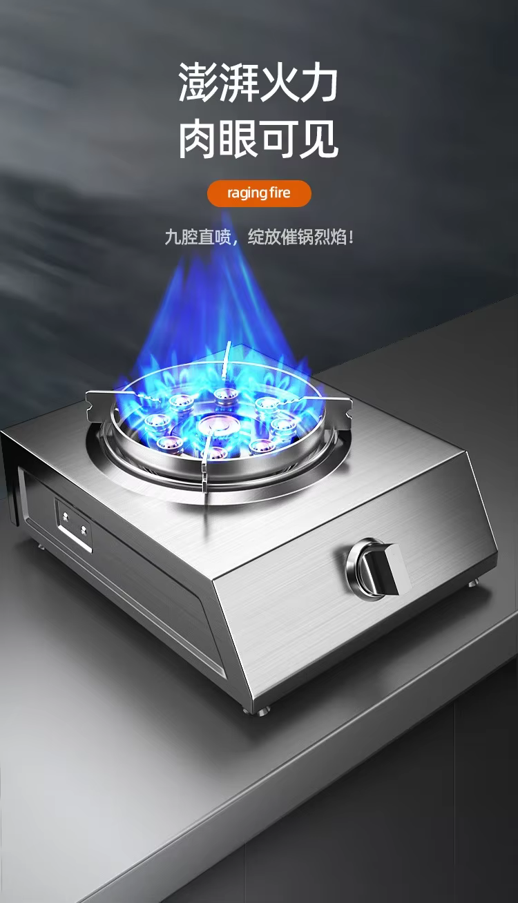 Cuisinière à gaz portable avec brûleur unique